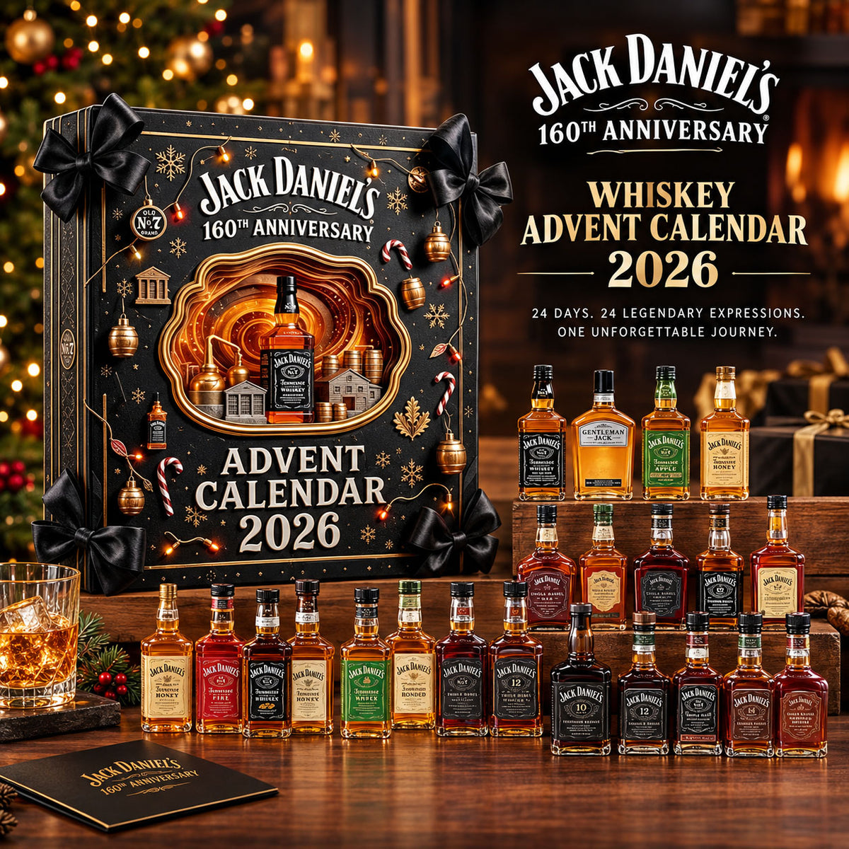 🥃 Jack Daniel’s 160th Anniversary Whiskey Advent Calendar 2026