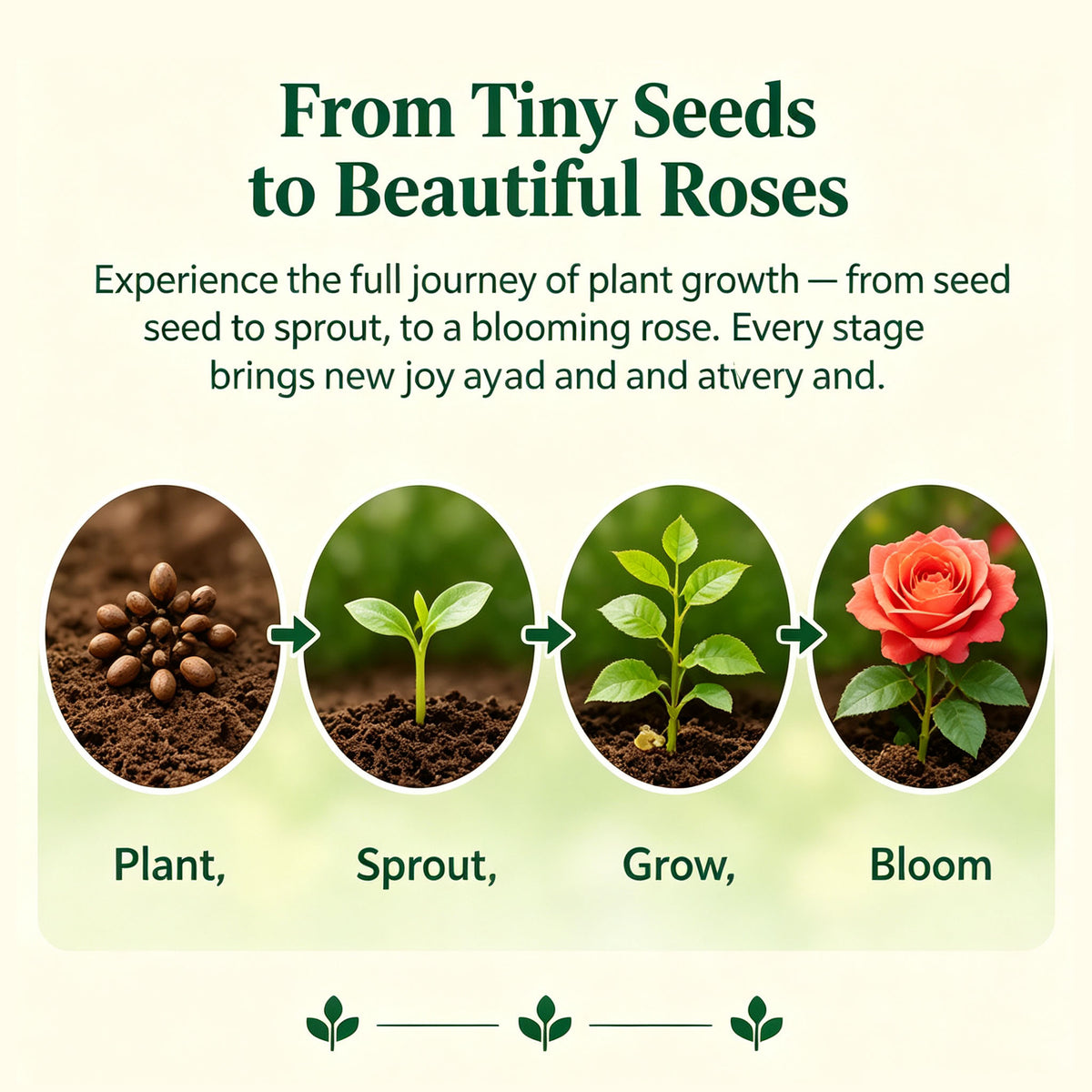 🌹  Mixed Rose Seeds – Bring More Beauty to Your Garden