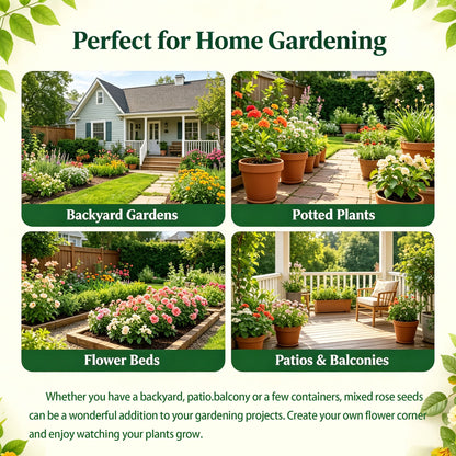 🌹  Mixed Rose Seeds – Bring More Beauty to Your Garden