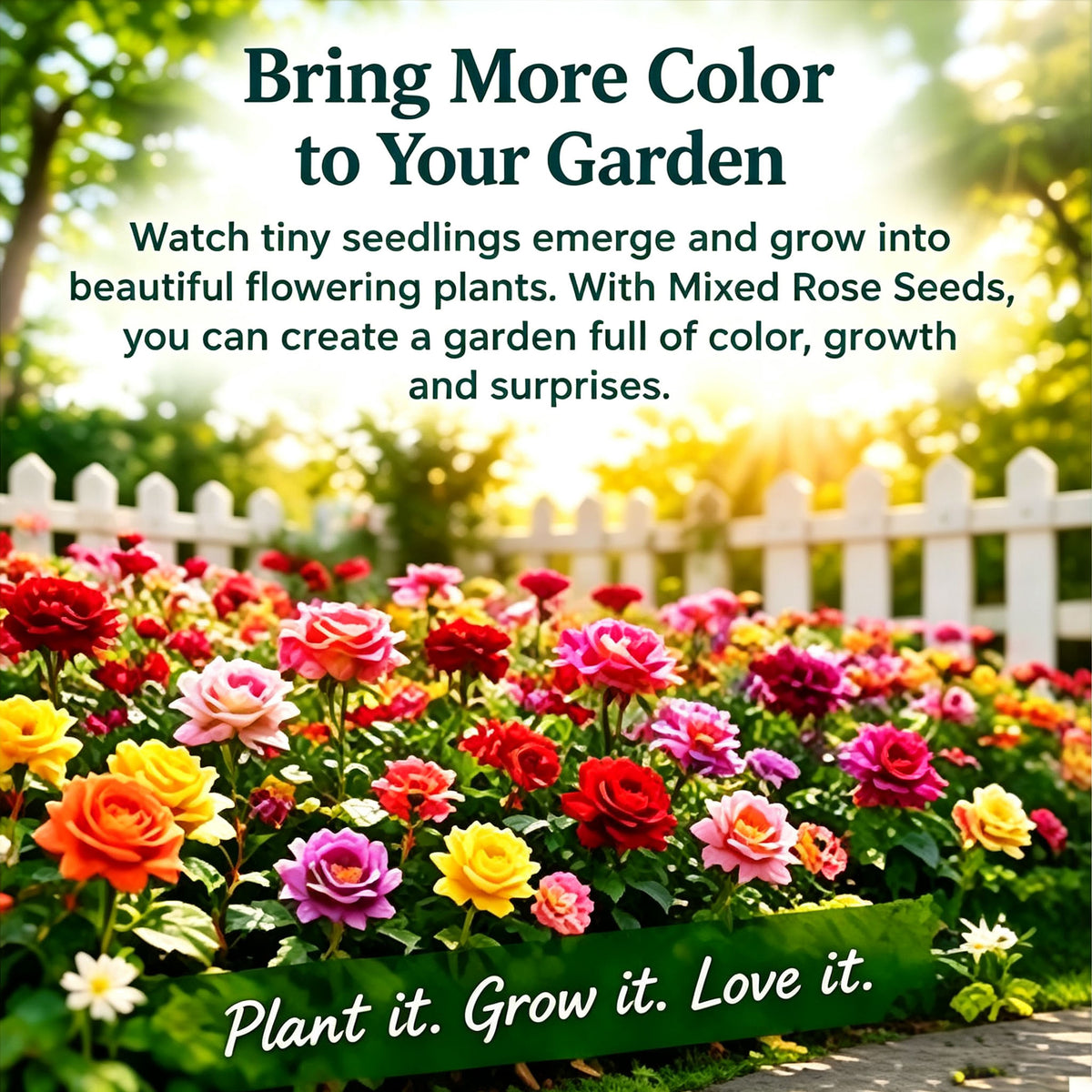 🌹  Mixed Rose Seeds – Bring More Beauty to Your Garden