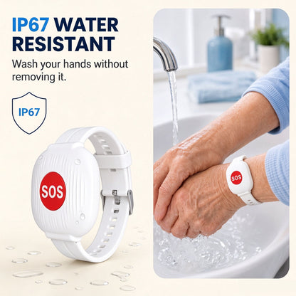 🚑 SOS Emergency Bracelet with Button for Seniors