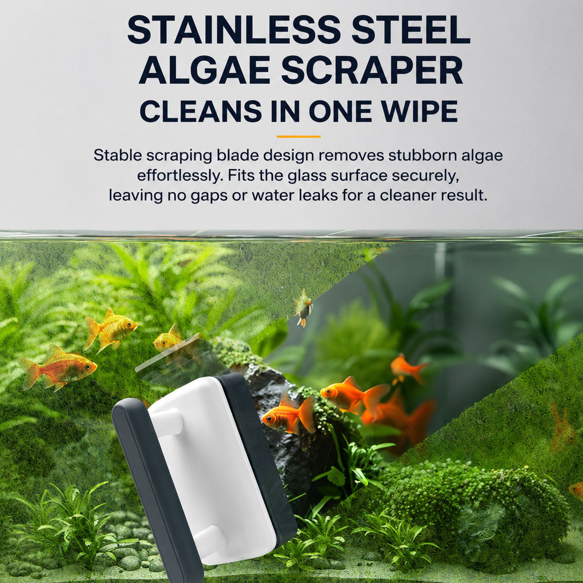 Power-Clean Magnetic Tank Brush