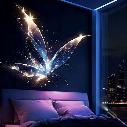 3D Butterfly Projection Lamp – Dreamy  Night Light