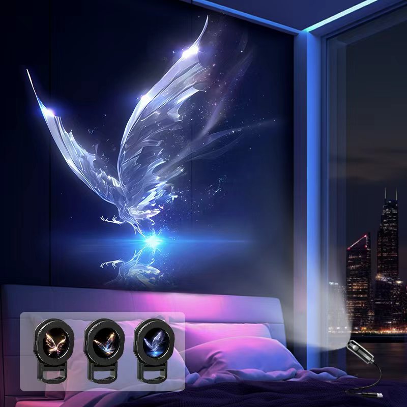 3D Butterfly Projection Lamp – Dreamy  Night Light