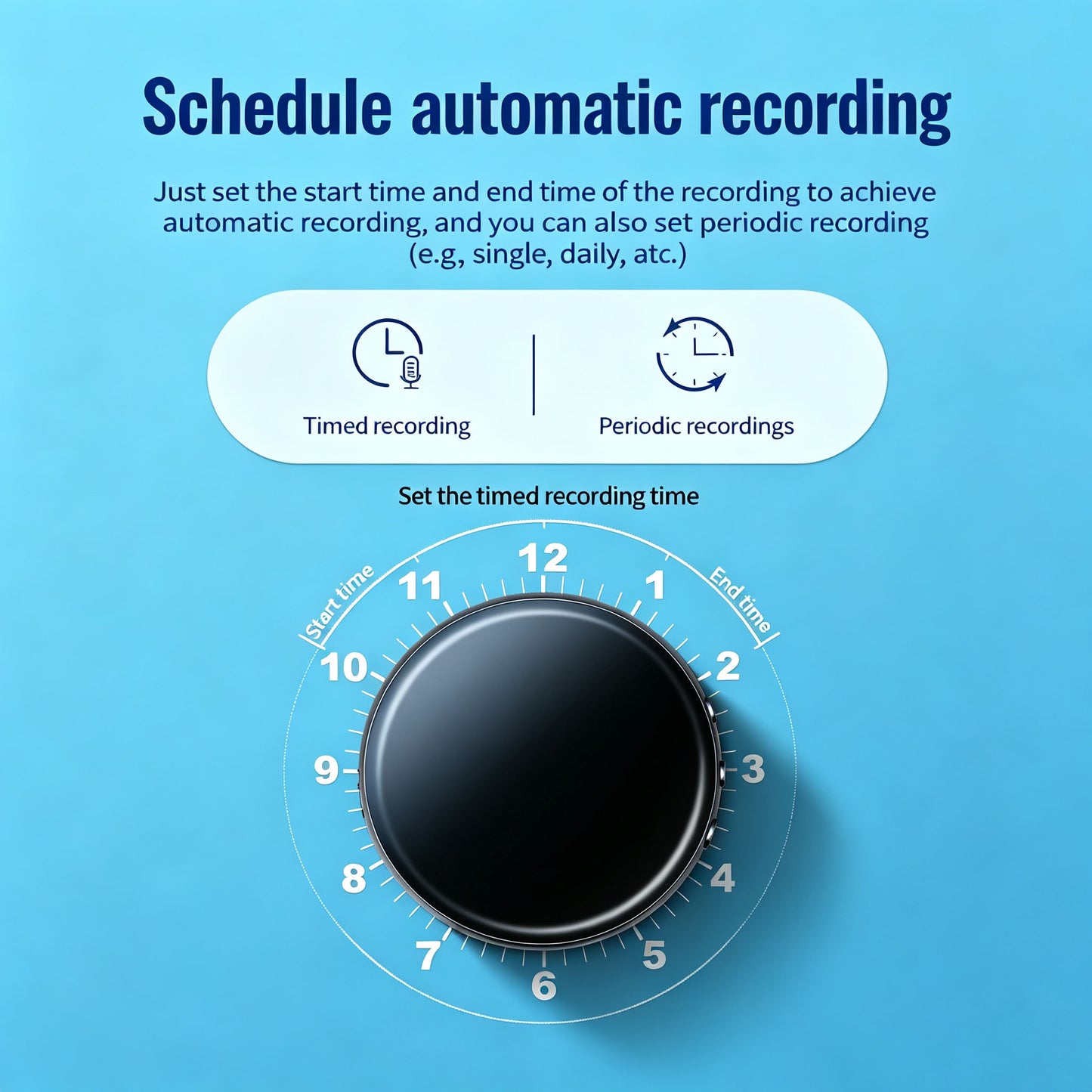 Smart Voice Recorder – One-Touch Recording with Noise Reduction