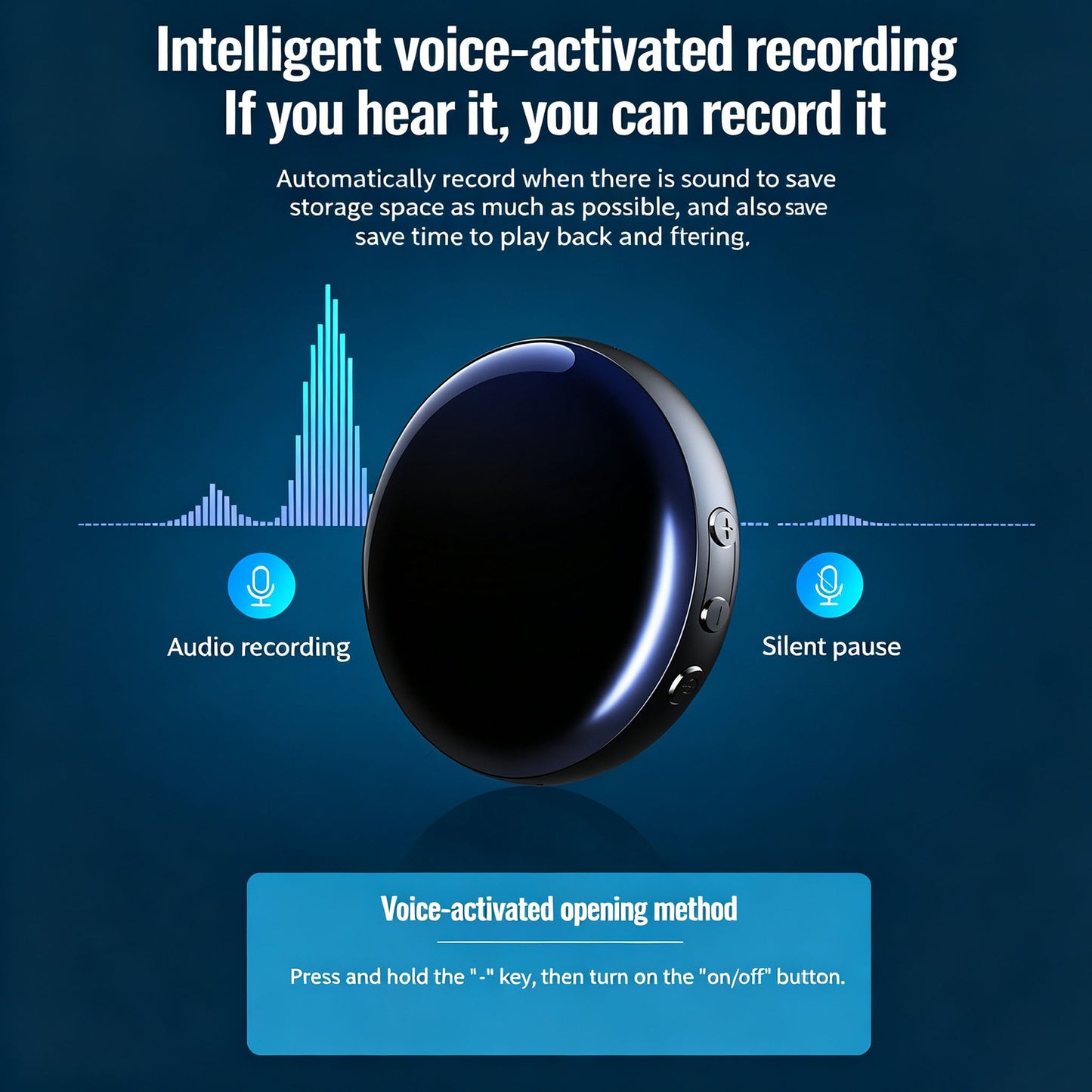 Smart Voice Recorder – One-Touch Recording with Noise Reduction